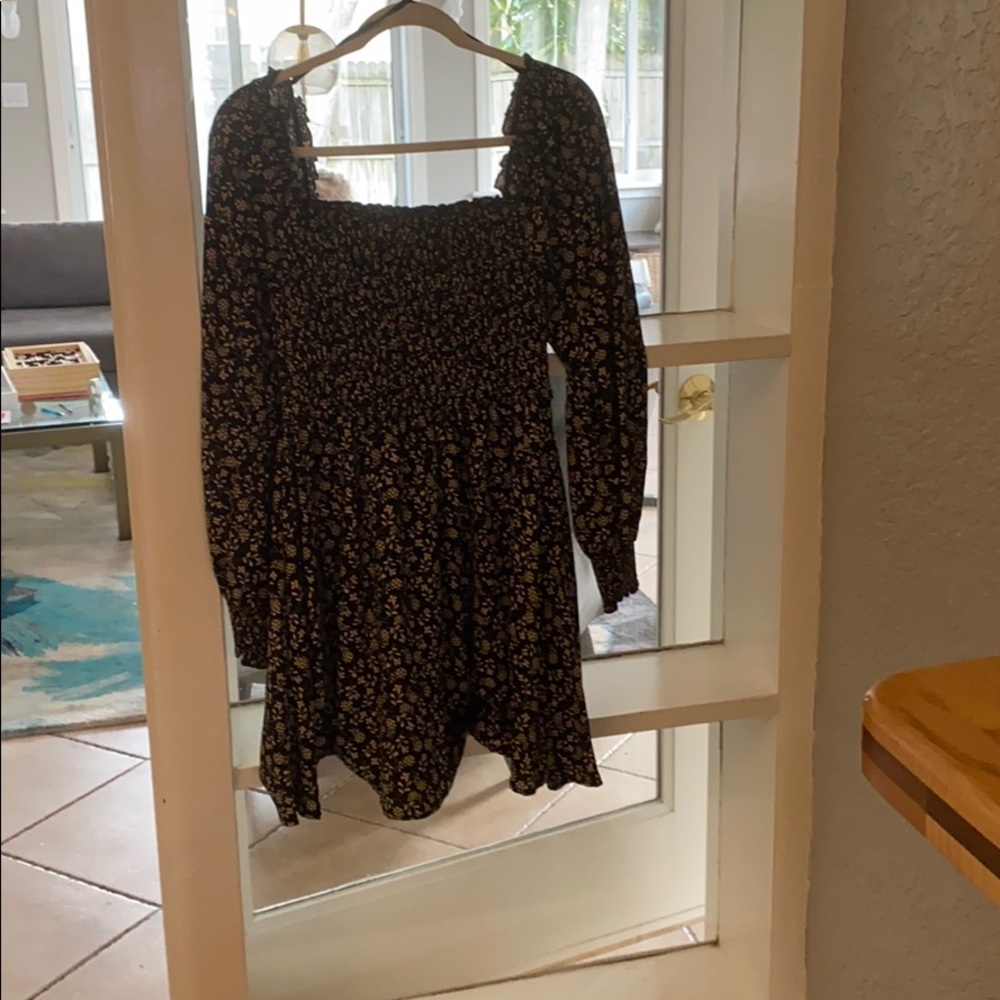 Band of Gypsies Black floral dress